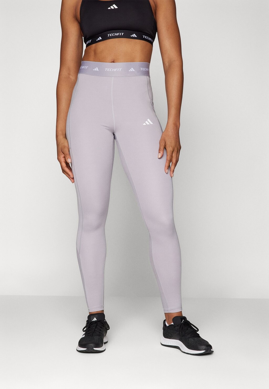 

Тайтсы TECHFIT STASH POCKET FULL-LENGTH adidas, серый