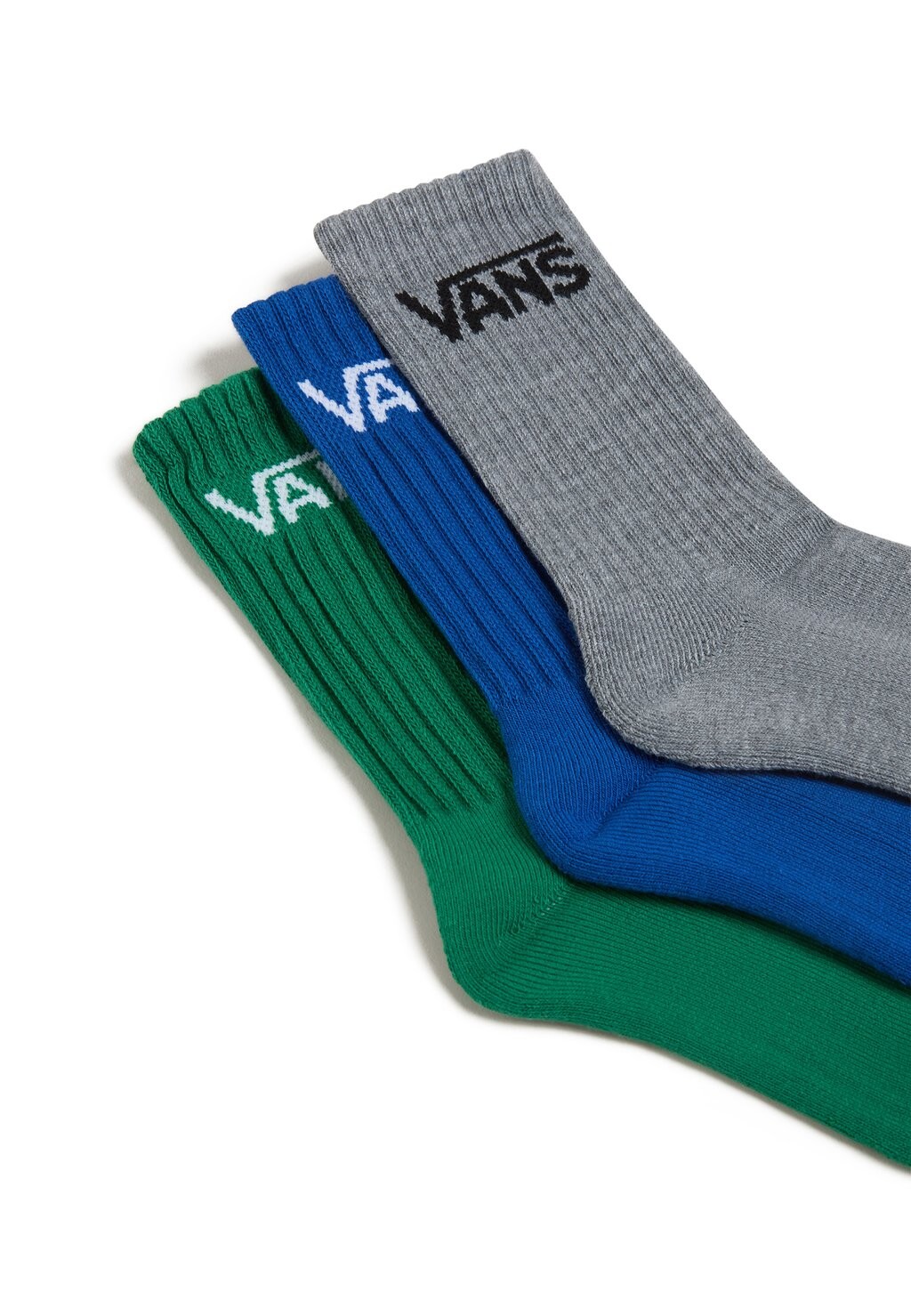 

Носки CREW 3 PACK Vans, темно-зеленый