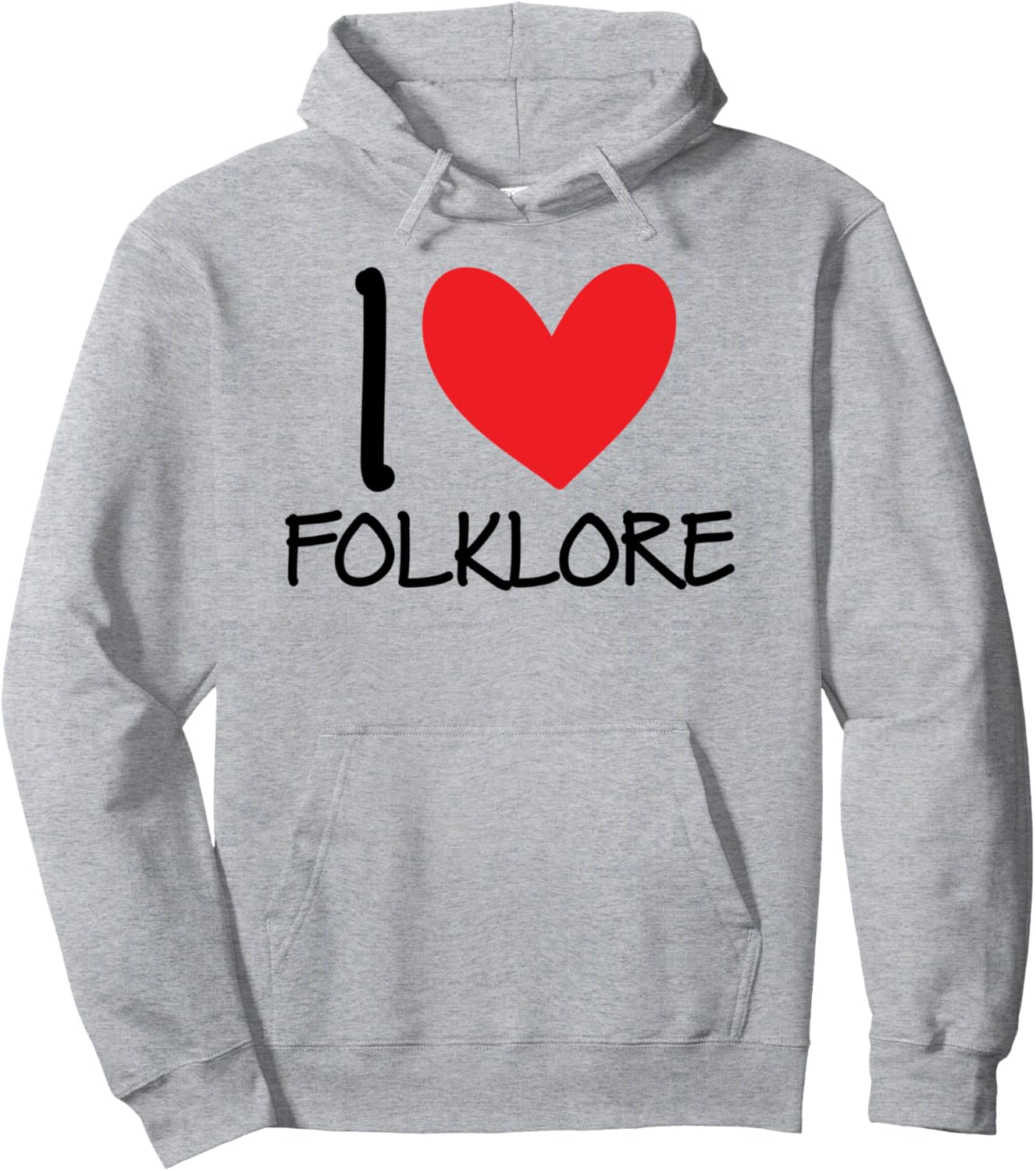 

Толстовка, Я люблю фольклор, мифы, истории, фэнтези, сказки, пародии, литературу, толстовку Love Folklore Tees, серый