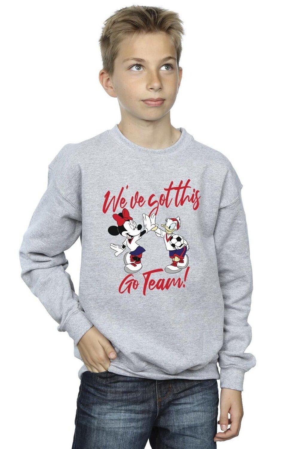 

Минни Дейзи, у нас есть эта толстовка Disney, серый