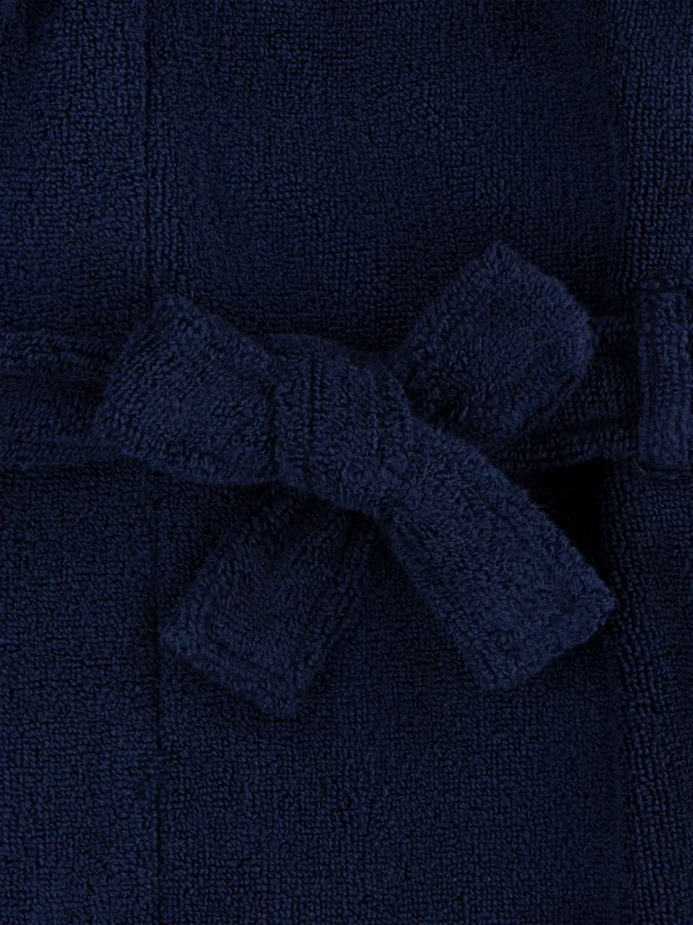 Халат с капюшоном и поясом POLO RALPH LAUREN KIDS, синий — фото 3