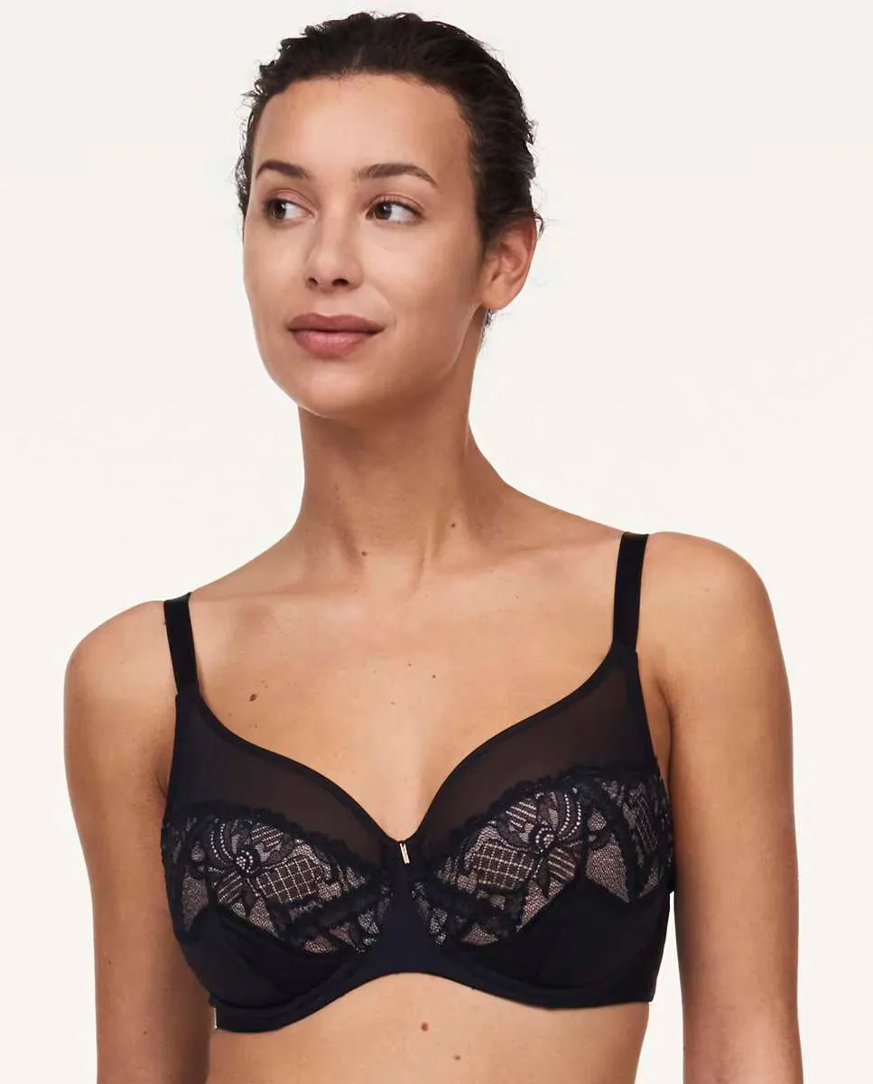 

Кружевной бюстгальтер на косточках Orangerie Dream Chantelle, черный
