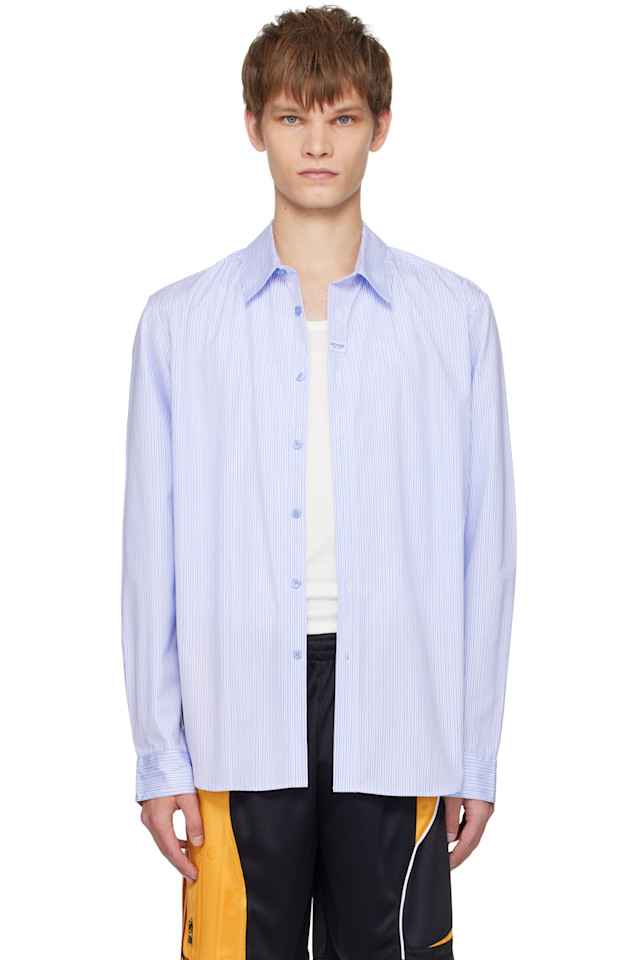 

Martine Rose Классическая сине-белая рубашка