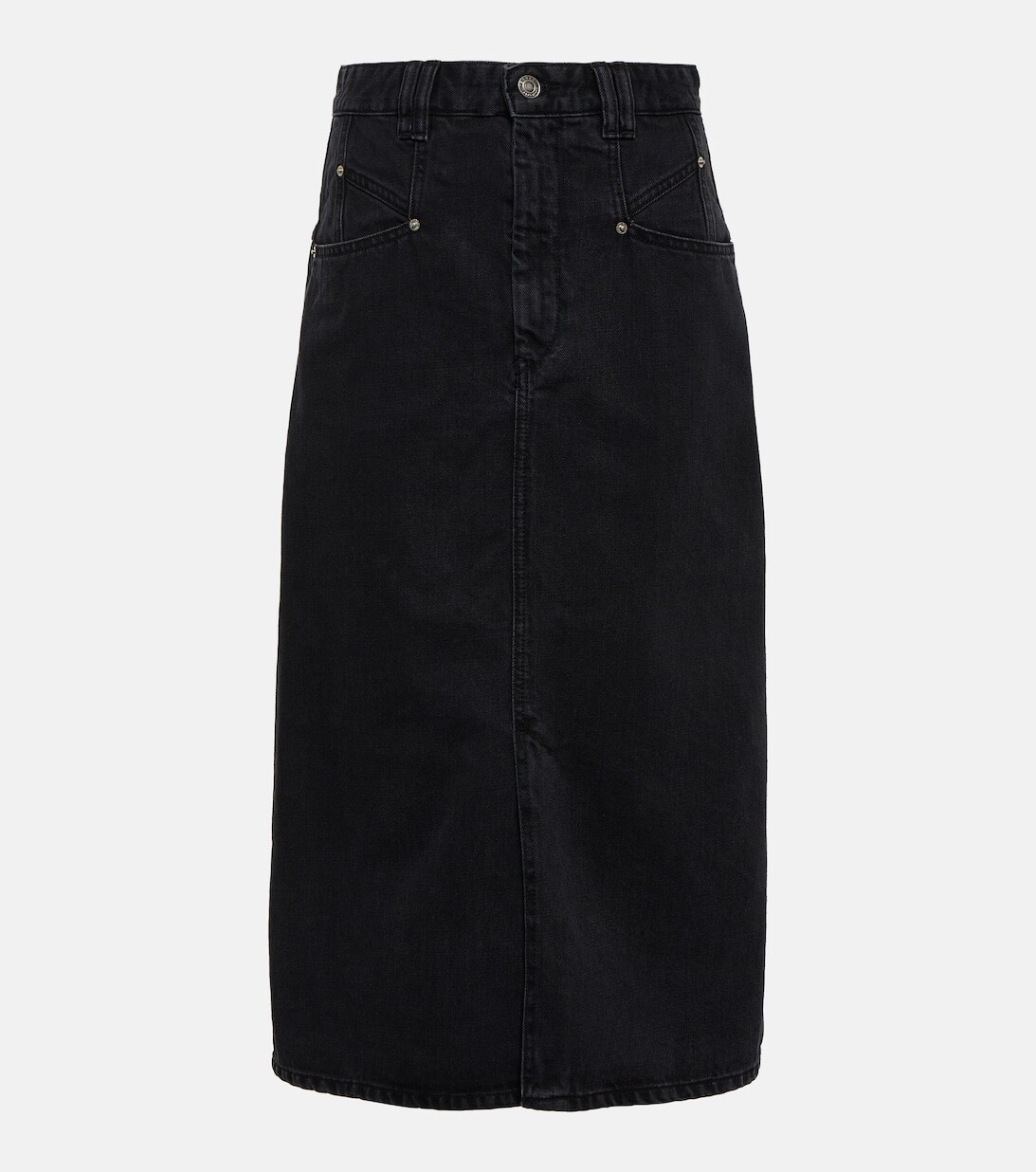 

Джинсовая юбка миди Dipoma ISABEL MARANT, черный