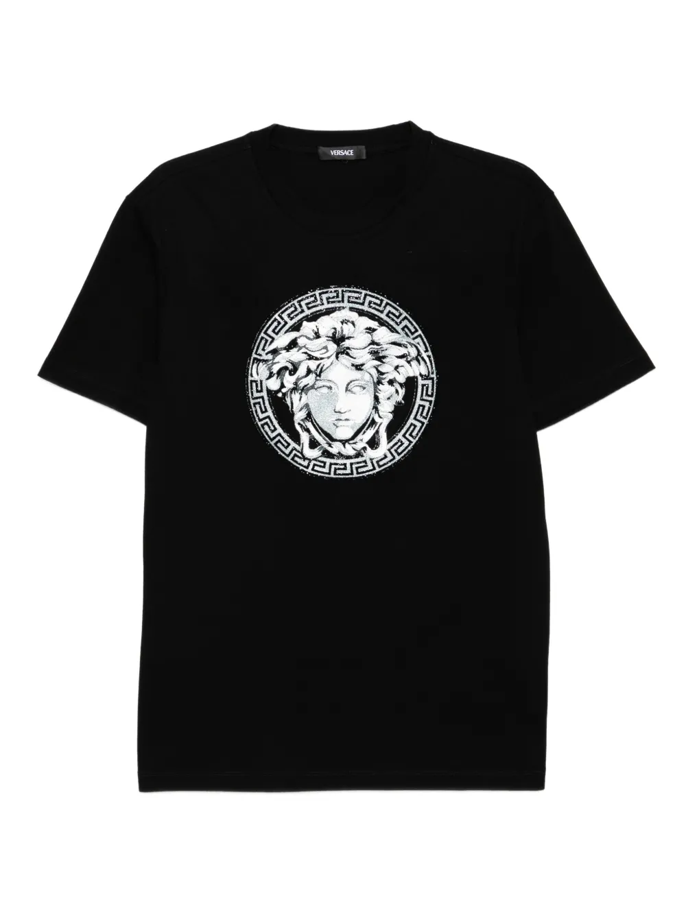 

Футболка с хрустальной Медузой VERSACE, черный
