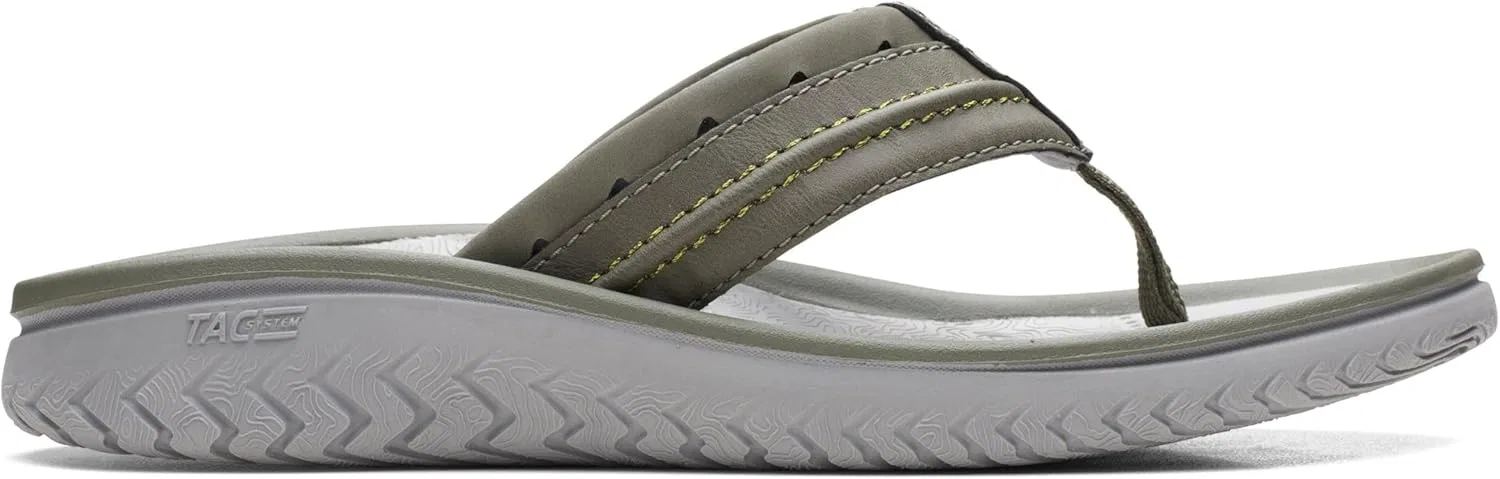 Мужские шлепанцы Clarks Wesley Post, зеленый