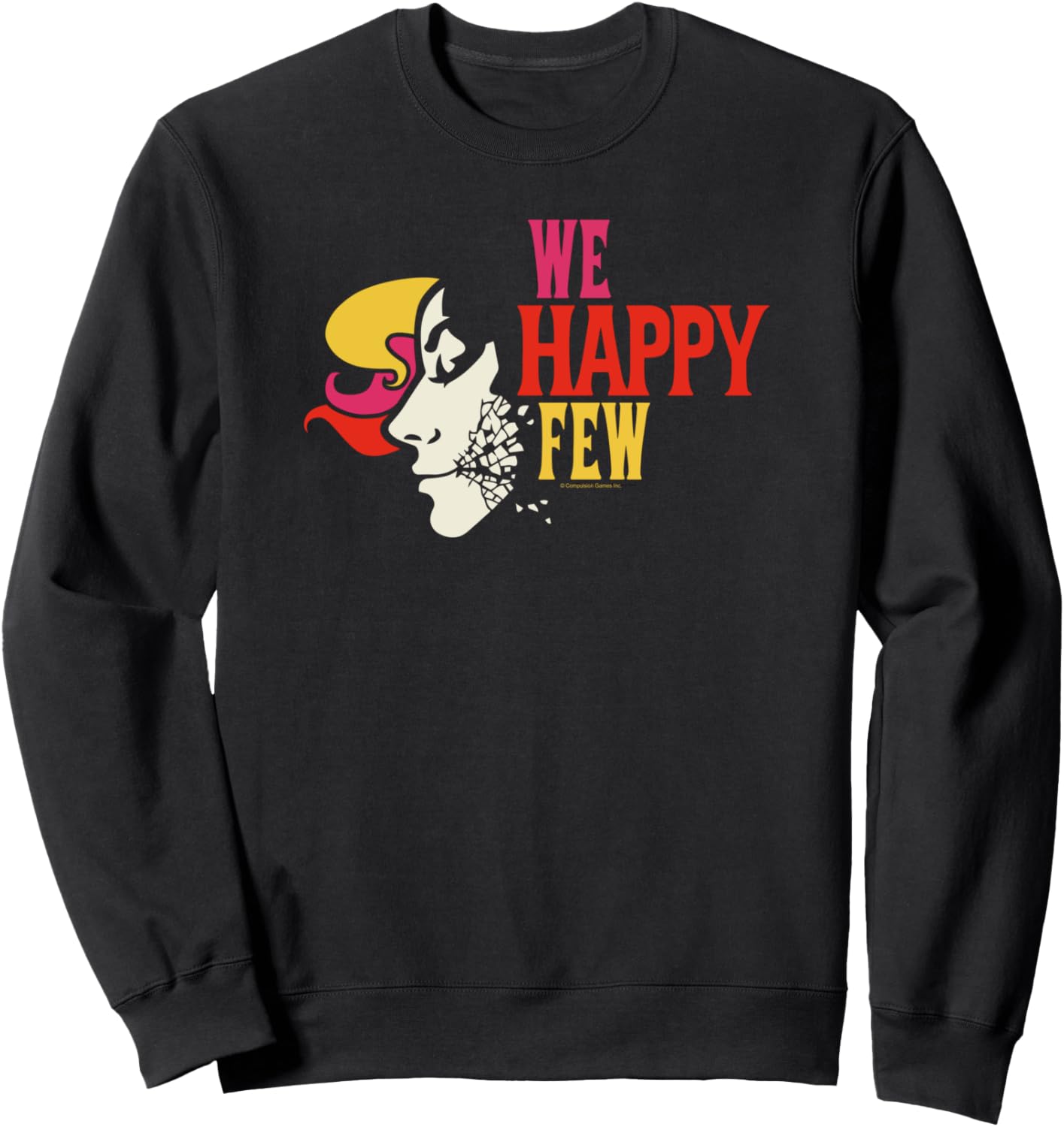 

Толстовка We Happy Few Shattered Mask We Are A Happy Few, черный