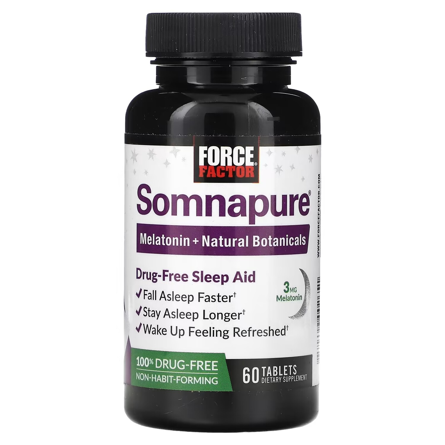 

Средство для сна без лекарств Force Factor Somnapure, 60 таблеток