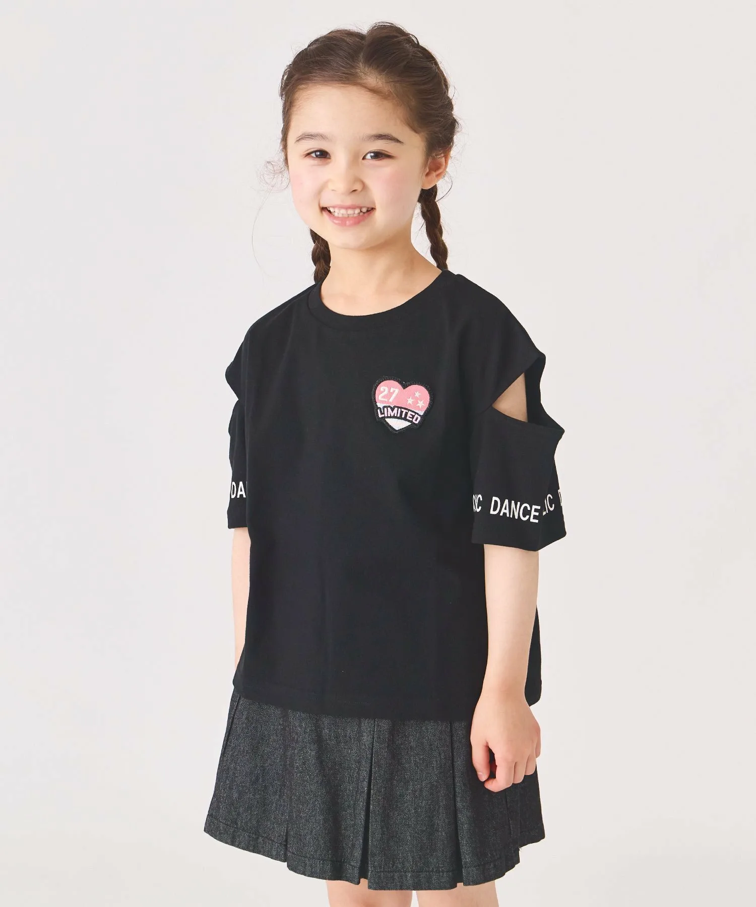 Футболка с коротким рукавом и нашивкой Ever Closet, black