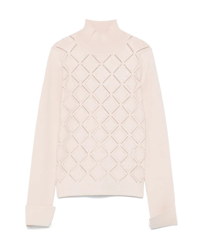 

Бежевый пуловер для женщин, осень-зима 2025 Blugirl, бежевый