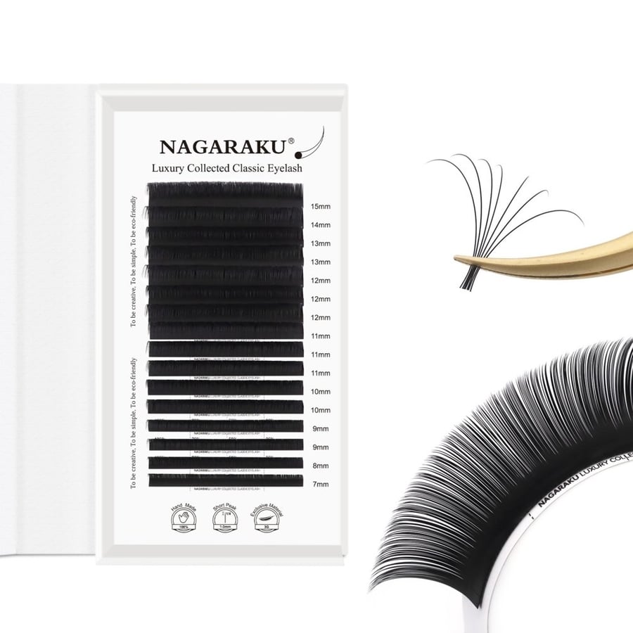 

Ресницы Nagaraku Luxury Collected C, 0,07, 7 мм