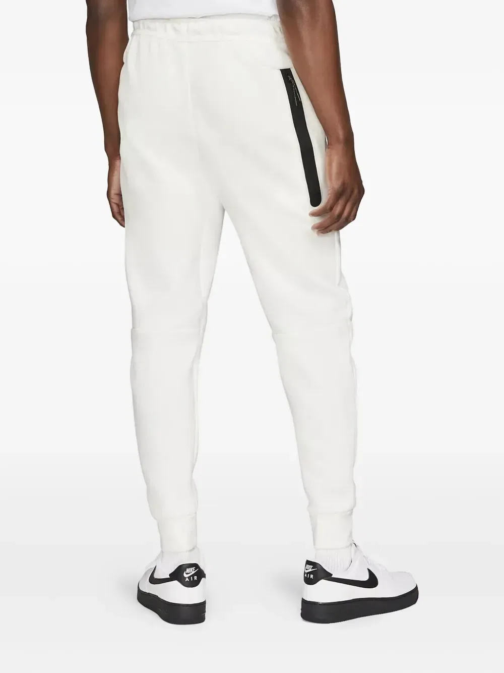 Спортивные брюки из технологичного флиса Nike, белый — фото 2