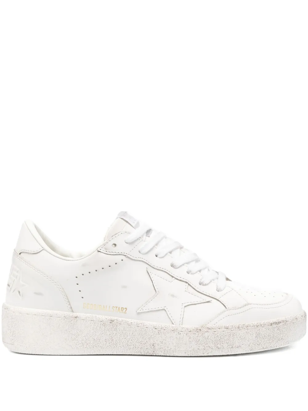 

Кожаные кроссовки Ball Star GOLDEN GOOSE, белый