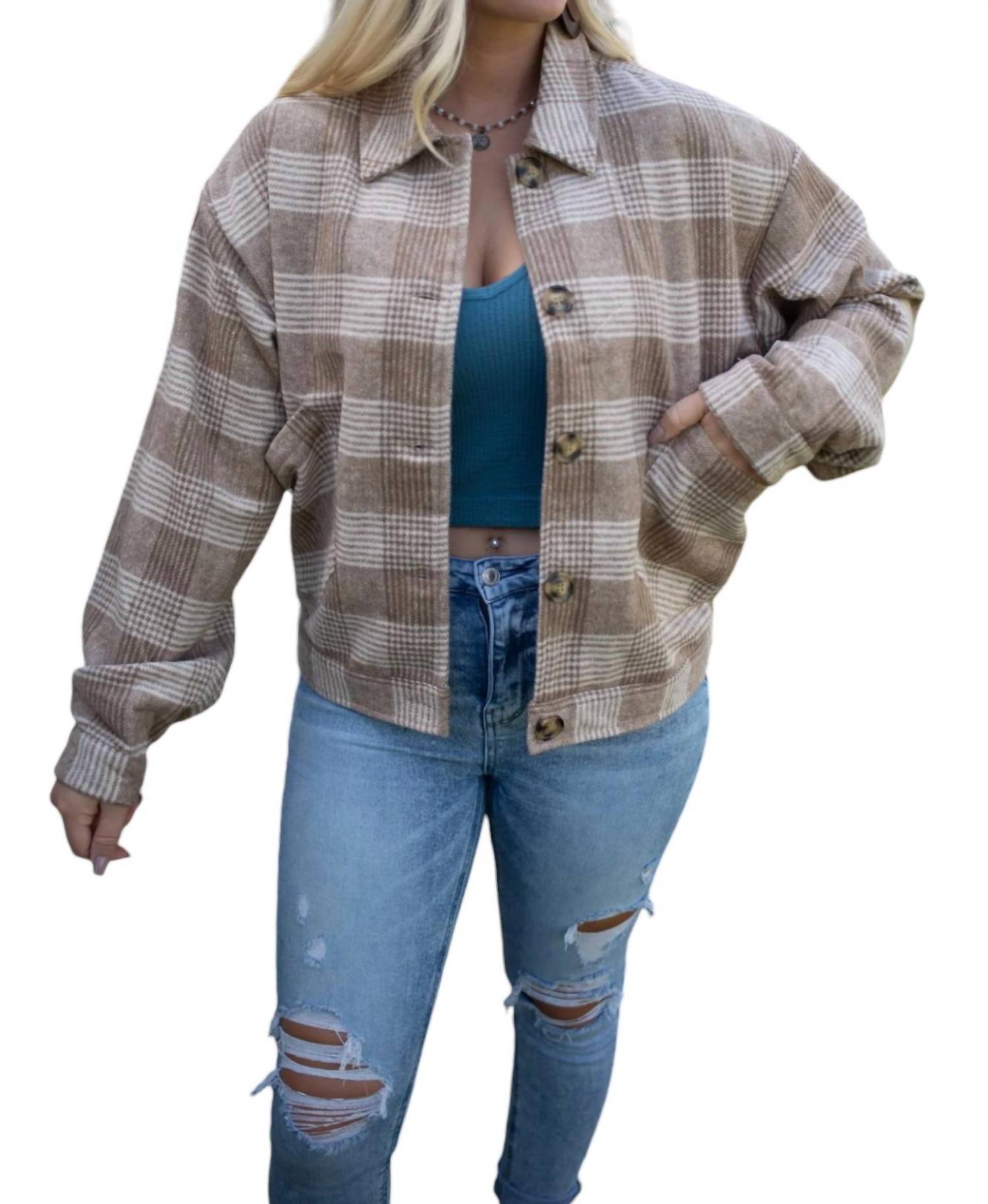 

Фланелевая куртка Dean в загаре Style Rack, цвет tan