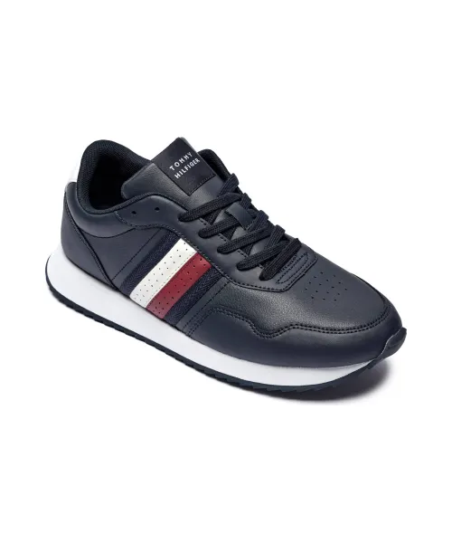 

Кожаные кроссовки Tommy Hilfiger, синий