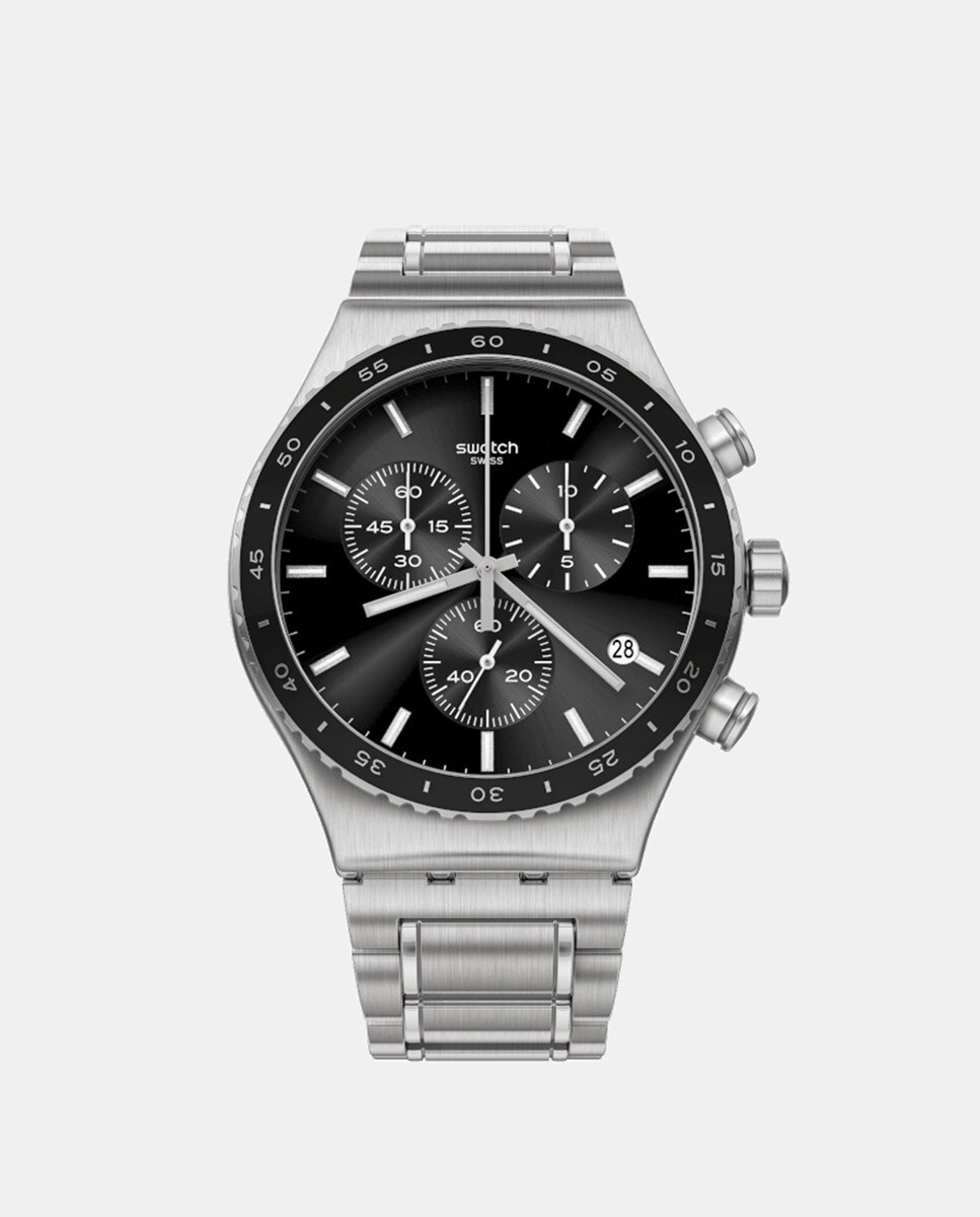 

Carbonium Dream YVS495G мужские часы из серой стали Swatch, серый