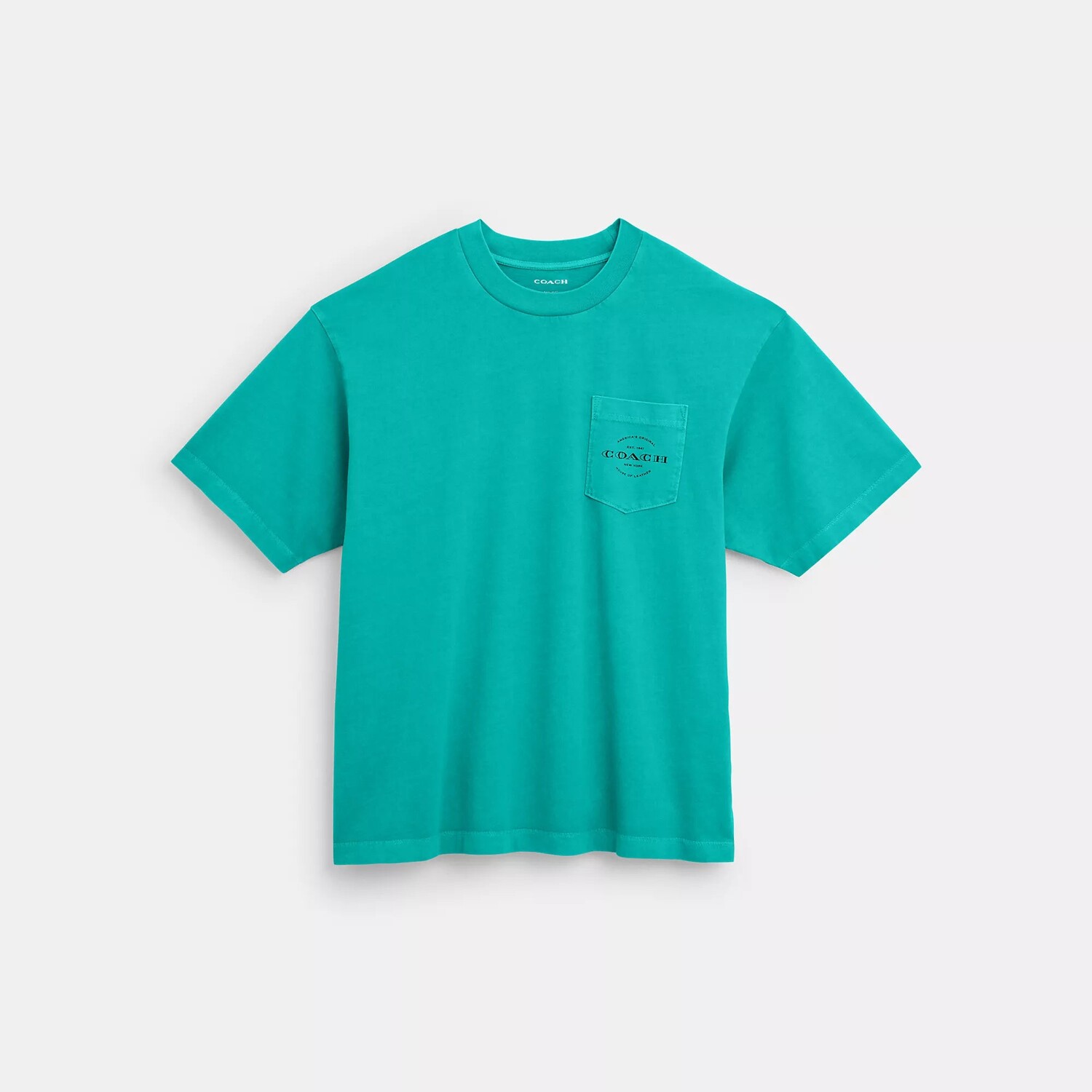 

Футболка с карманами Coach Outlet, цвет Dark Teal