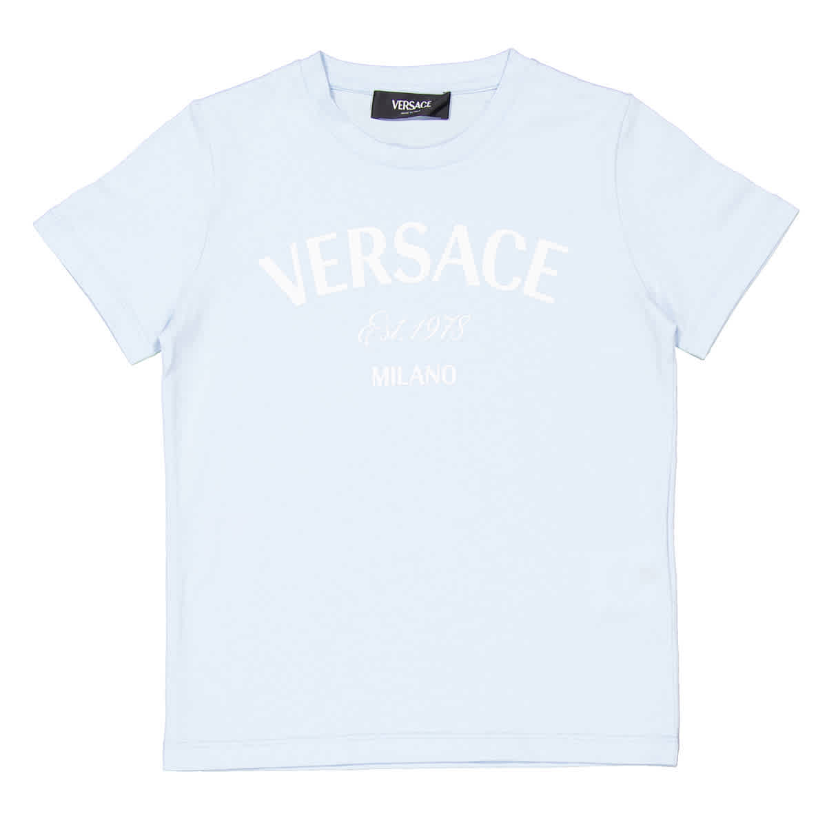 

Футболка Versace Boys Milano Stamp Young Versace, синий/белый