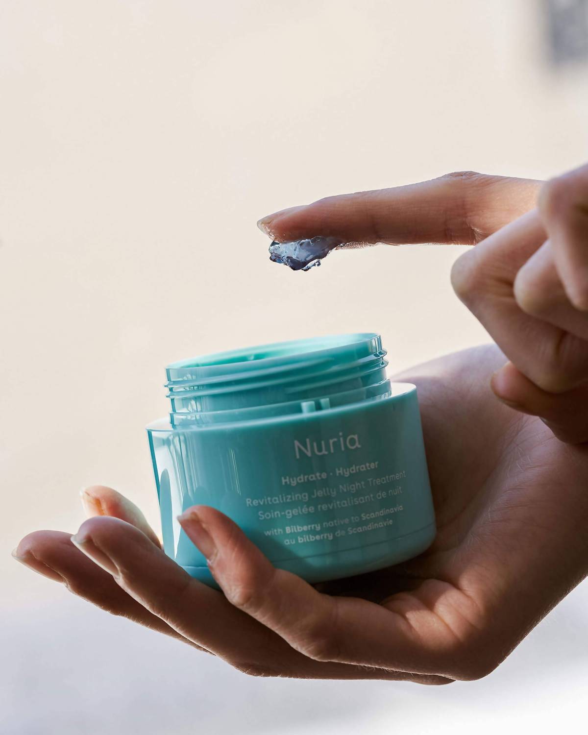 Beauty Hydrate Revitalizing Jelly Night Treatment с черникой Nuria, черный — фото 3