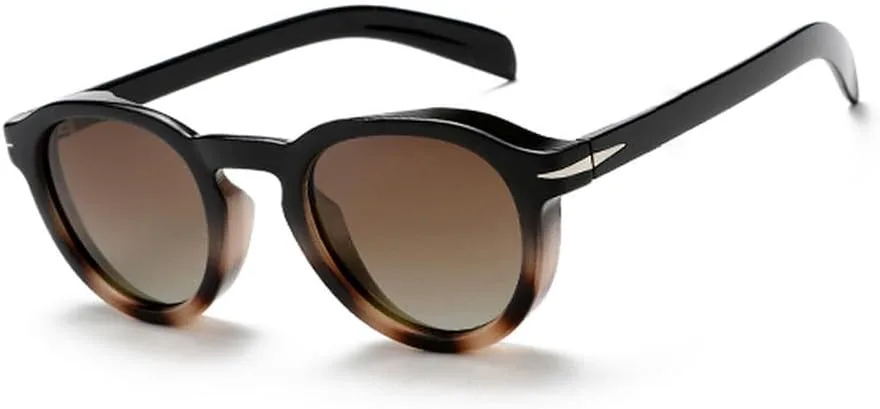 

Мужские винтажные поляризованные солнцезащитные очки для мужчин и женщин, модные, для путешествий, вождения, с защитой от бликов, мужские очки UV400 WNCKSQ, Brown