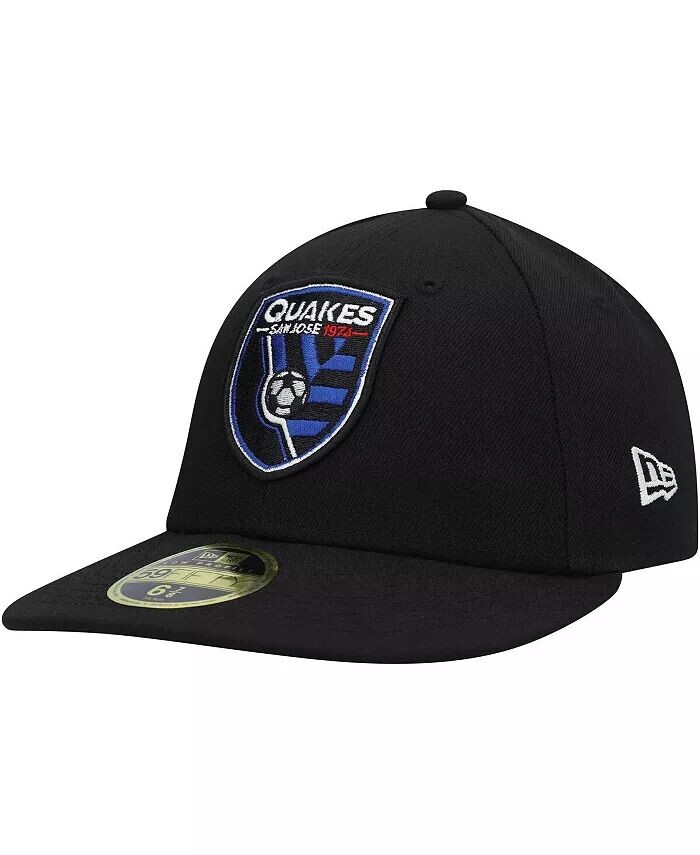 

Мужская черная приталенная шляпа San Jose Earthquakes Primary Logo Low Profile 59FIFTY New Era
