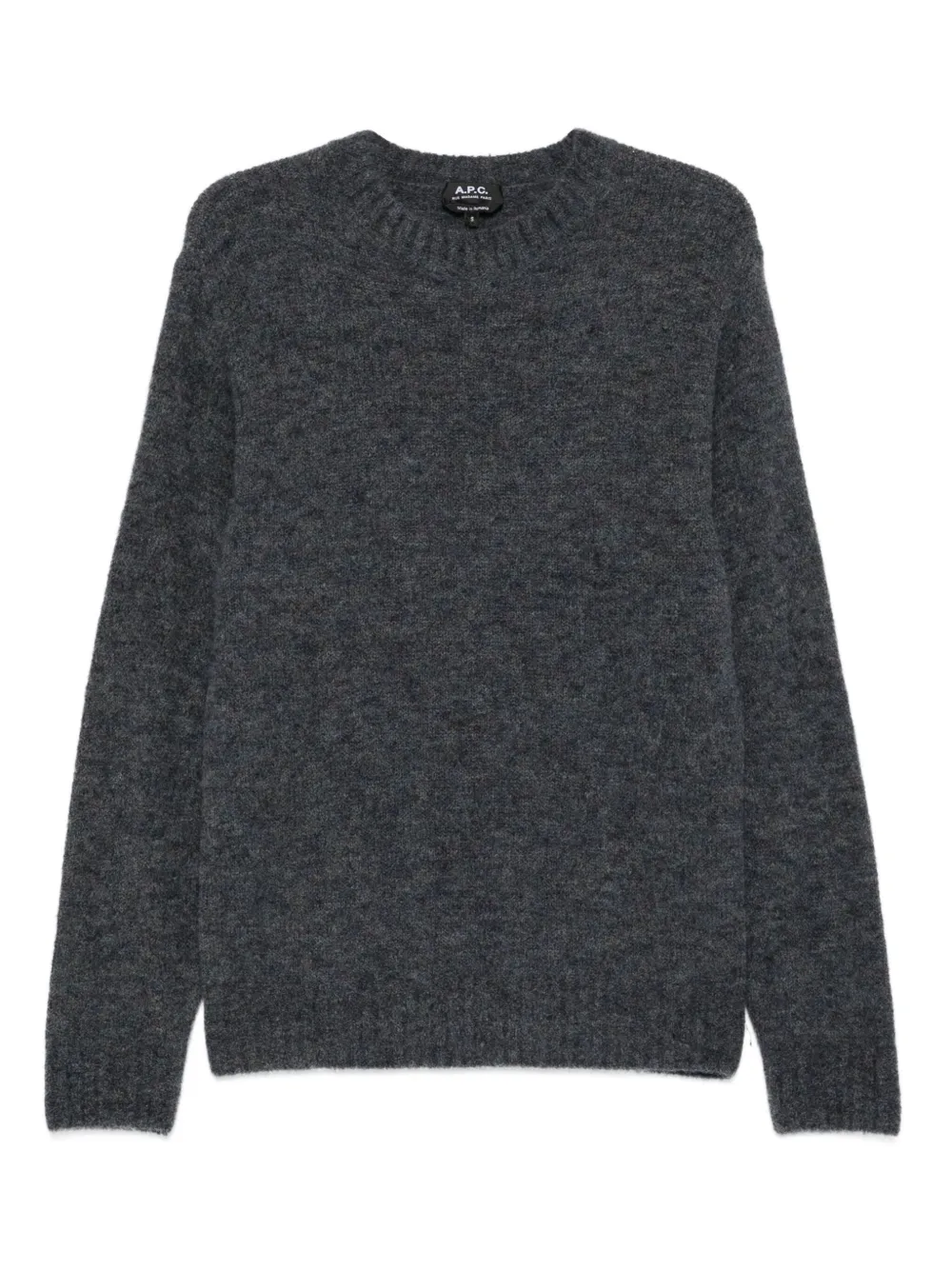 

Свитер с круглым вырезом A.P.C., серый