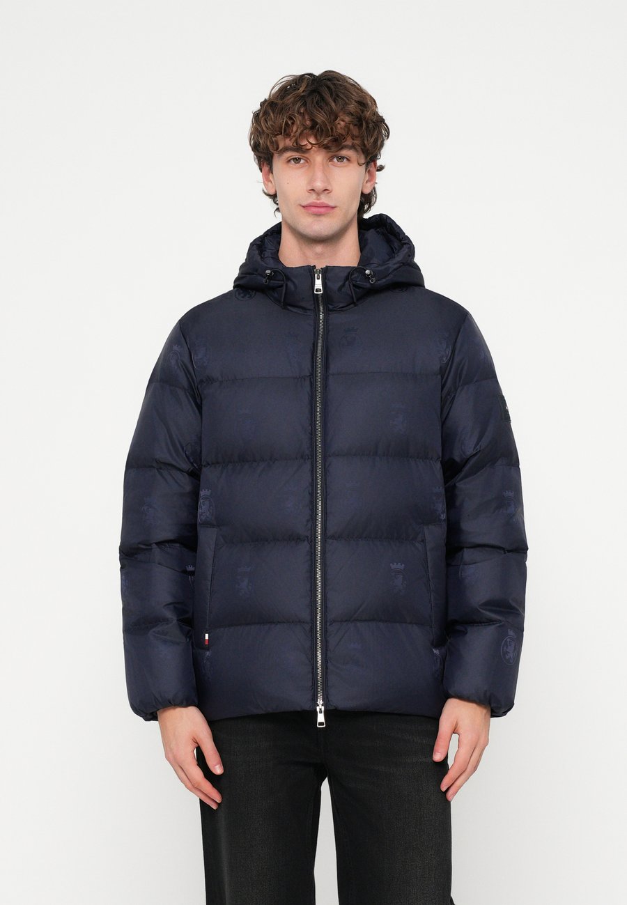 Куртка Tommy Hilfiger CREST HOODED PUFFER, Desert Sky/Dark Blue