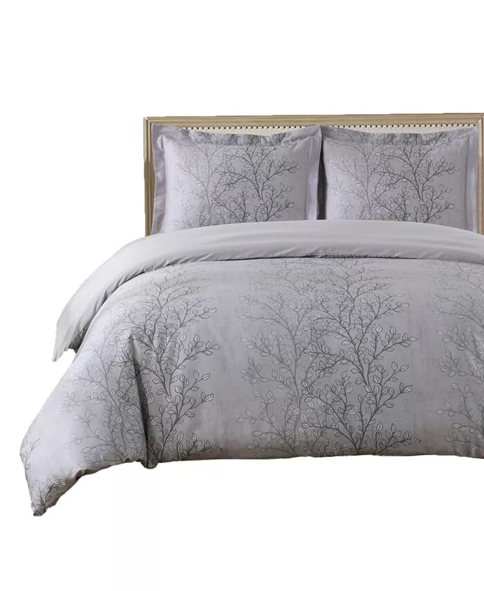 

Комплект пододеяльников Arboreal из 100 % хлопка, King/California King Egyptian Linens, фиолетовый