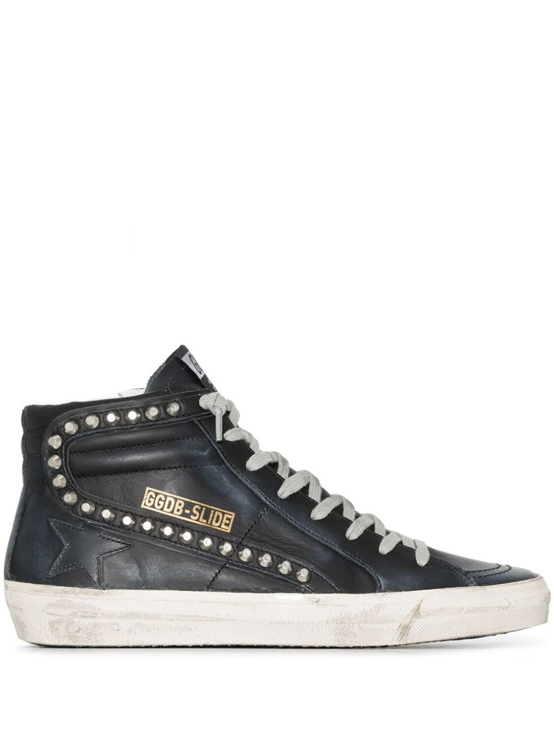 

Golden Goose кеды Slide с заклепками, черный