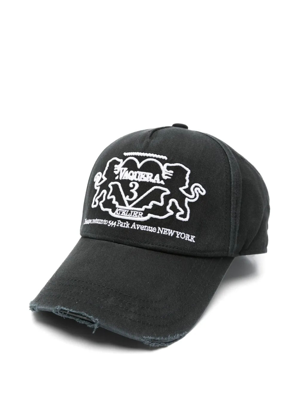 

Кепка с вышитым логотипом Vaquera, черный