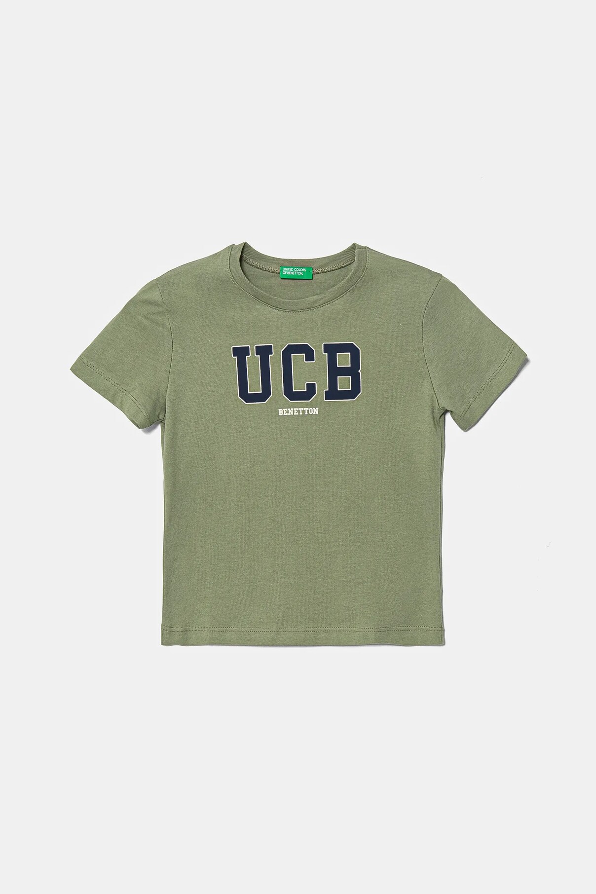 

Футболка из хлопка для детей United Colors Of Benetton, зеленый