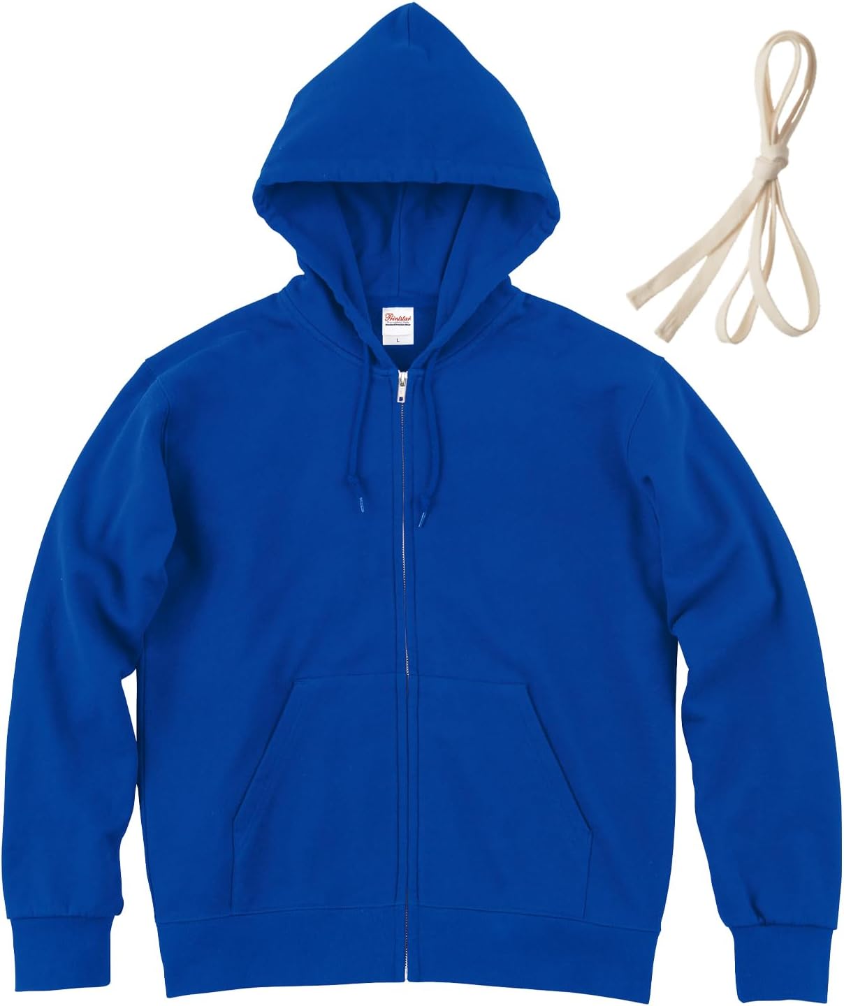 

Мужская толстовка Printstar 00189-NNZ, 273 г, на флисовой подкладке, стандартный капюшон с застежкой-молнией, синий/бежевый