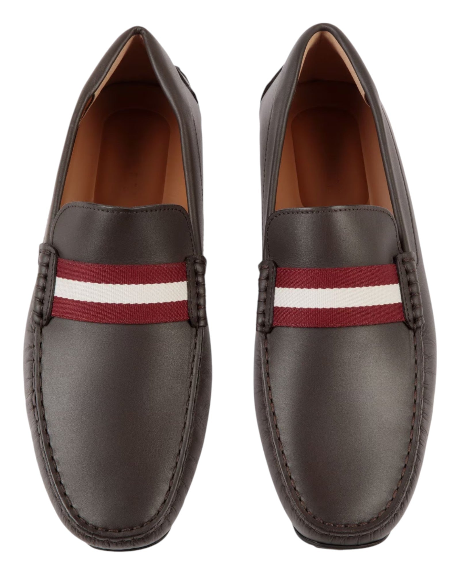 Bally Waltec 6230207 Мужские лоферы из телячьей кожи шоколадного цвета, коричневый — фото 4