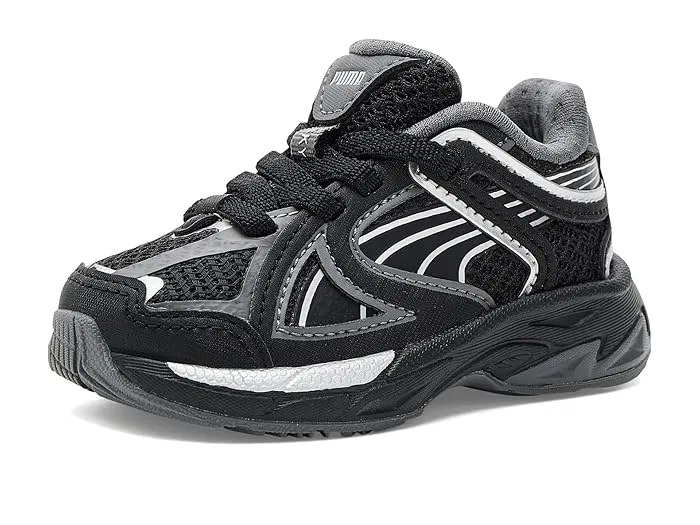 Кроссовки с альтернативной застежкой Skyjet PUMA Kids, Black/Cool Dark Gray/Silver