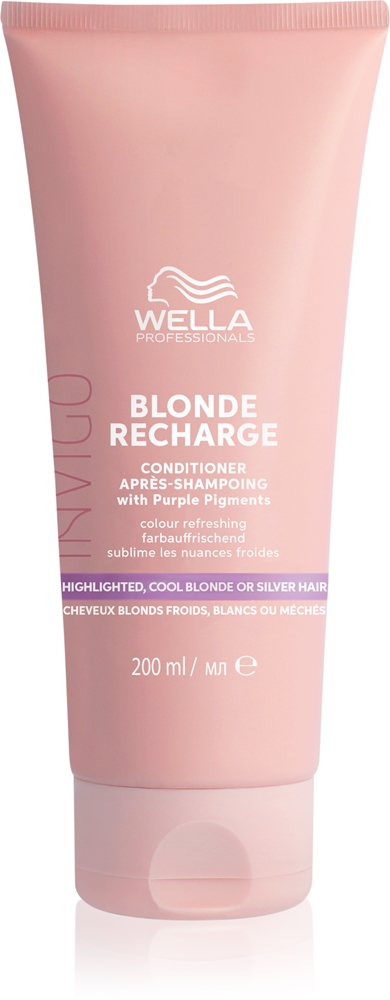 

Кондиционер Invigo Blonde Recharge с фиолетовыми пигментами для нейтрализации желтизны Wella Professionals, 200 мл