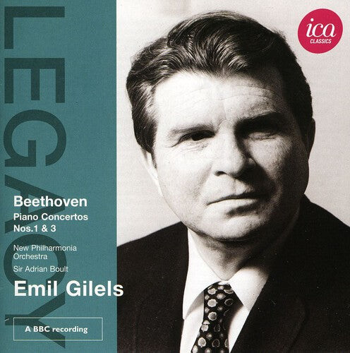 

CD диск Beethoven / Gilels / Npo / Boult: Piano Concertos Nos. 1 & 3