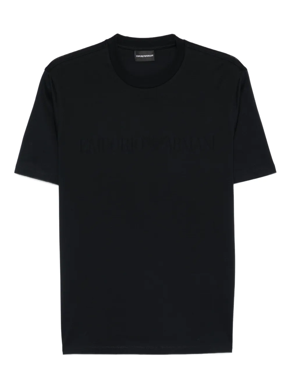 Футболка с тиснением Emporio Armani, синий