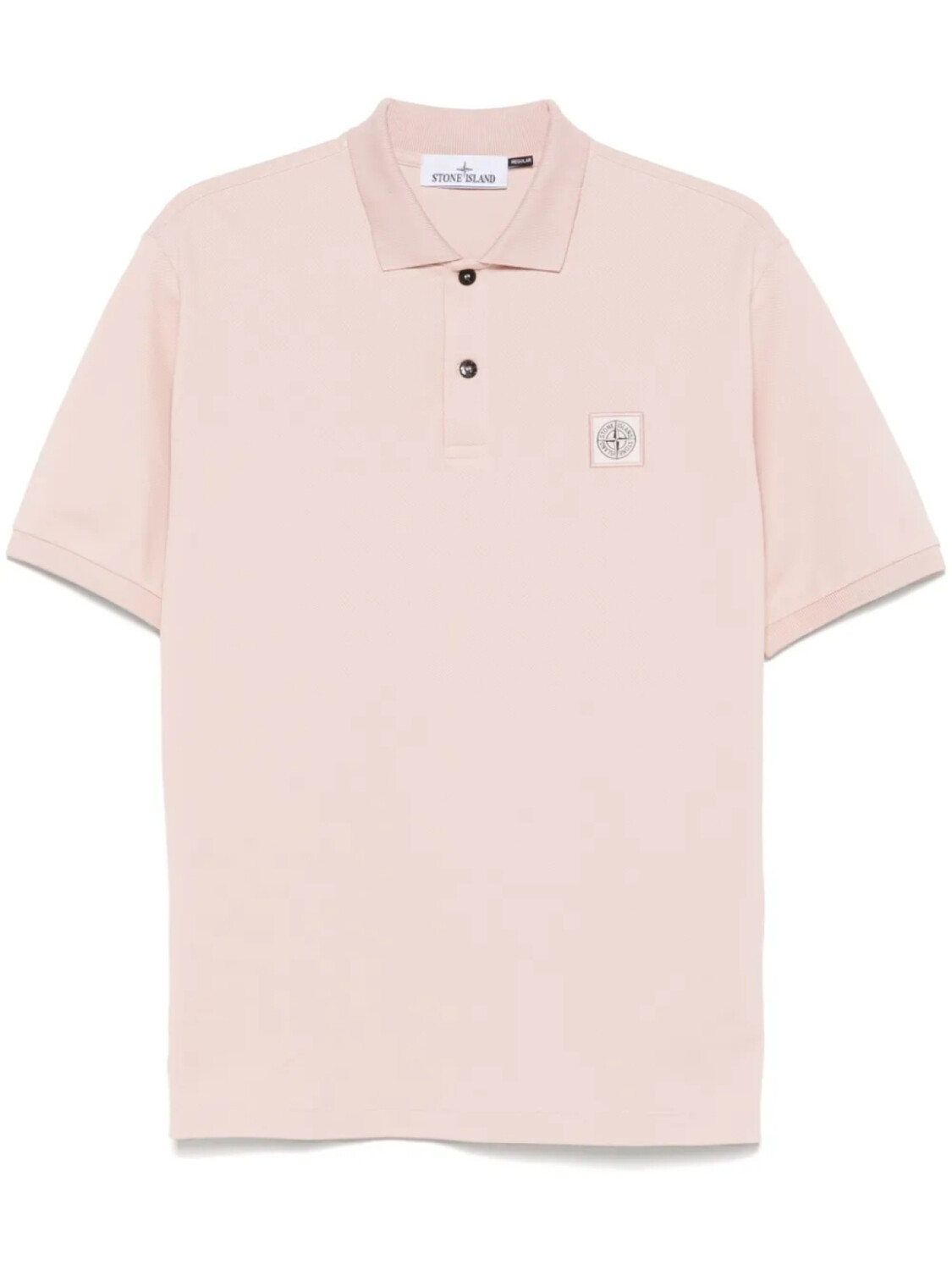 

Рубашка-поло Stone Island из хлопка пике, розовый