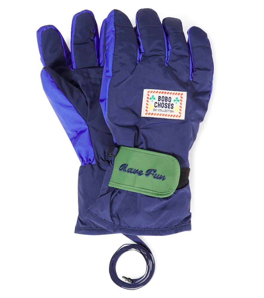 

Лыжные перчатки с логотипом Bobo Choses, Midnight Blue