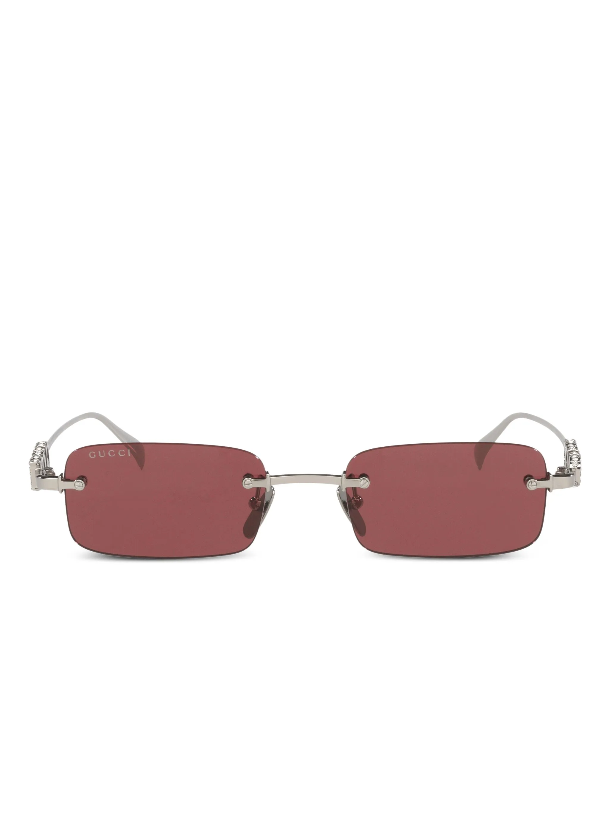 

Солнцезащитные очки с логотипом Gucci Eyewear, серебристый