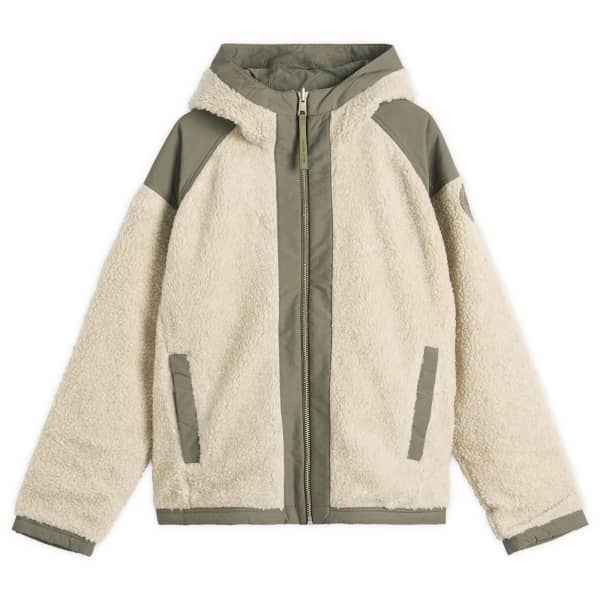 

Реверсивная флисовая бомбер Alberni Canada Goose, светло-бежевый и дымчато-шалфейный