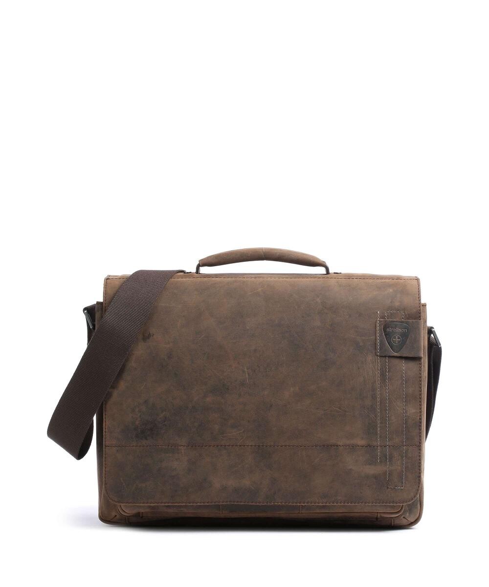 

Портфель richmond 13″ кожаный Strellson, коричневый