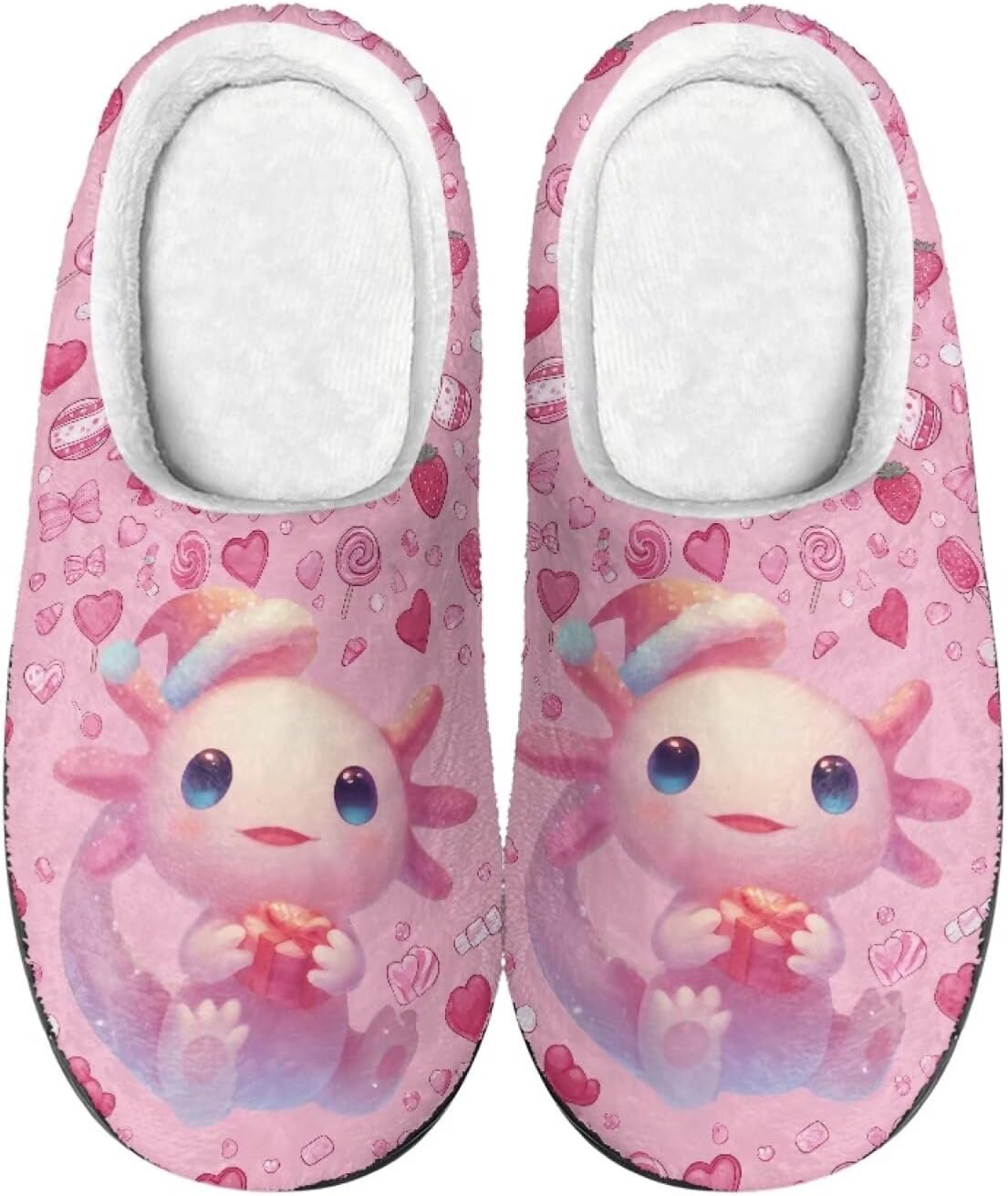 

Уютные тапочки, мягкие и удобные, с нескользящей подошвой, для женщин и мужчин, домашняя обувь, обувь для спальни Cadowhimsy, розовый