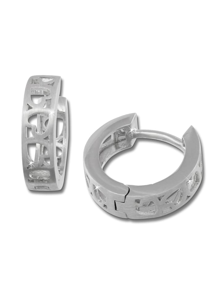 

SilberDream Серьги-кольца в форме сердца из серебра 925 пробы