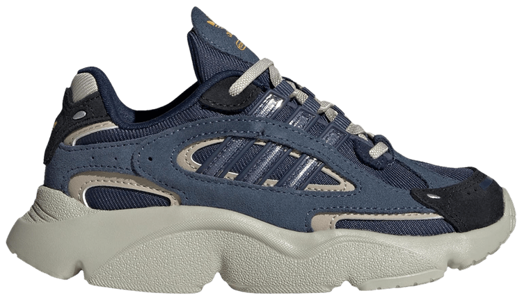 

Кроссовки adidas Ozmillen Elastic Lace C 'Preloved Ink Wonder Beige', синий