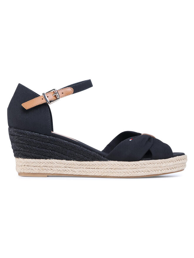 

Эспадрильи Tommy Hilfiger Basic Opened Toe Mid Wedge, черный