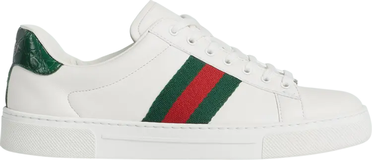 Кроссовки Gucci Wmns Ace 'White Green Red', белый