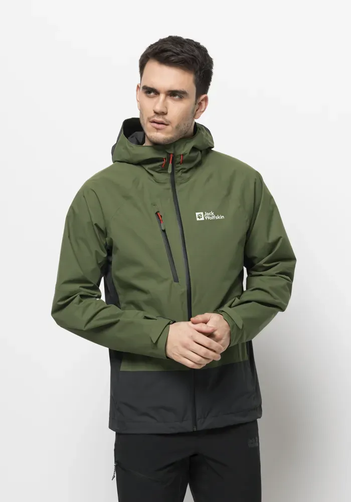 

Куртка Jack Wolfskin для активного отдыха "EAGLE PEAK 2L JKT M", с капюшоном, зеленый