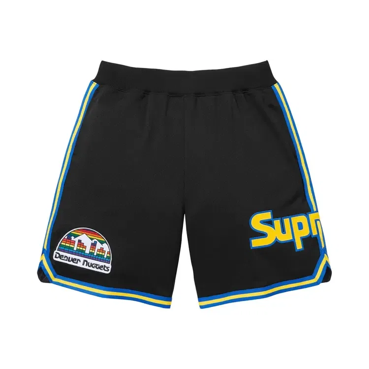 Шорты Supreme x Mitchell & Ness Teams Short, черный