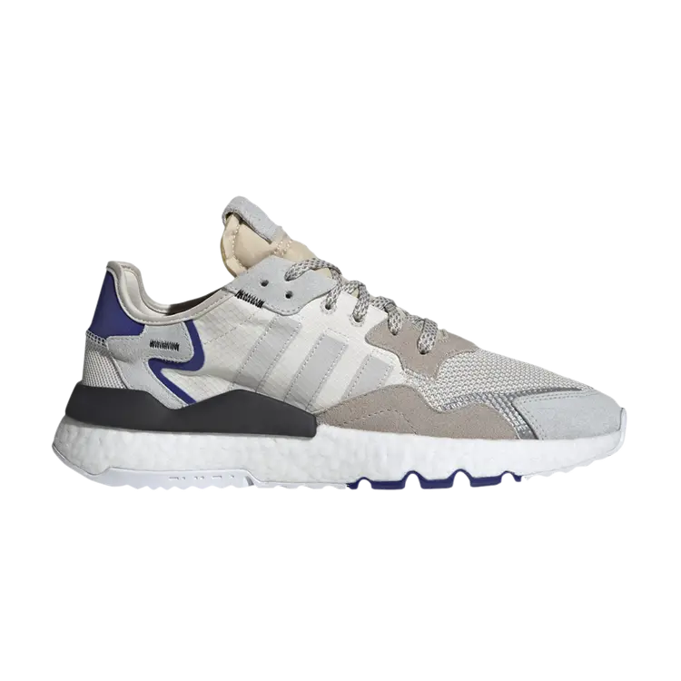 

Кроссовки Adidas Nite Jogger 'White Active Blue', белый